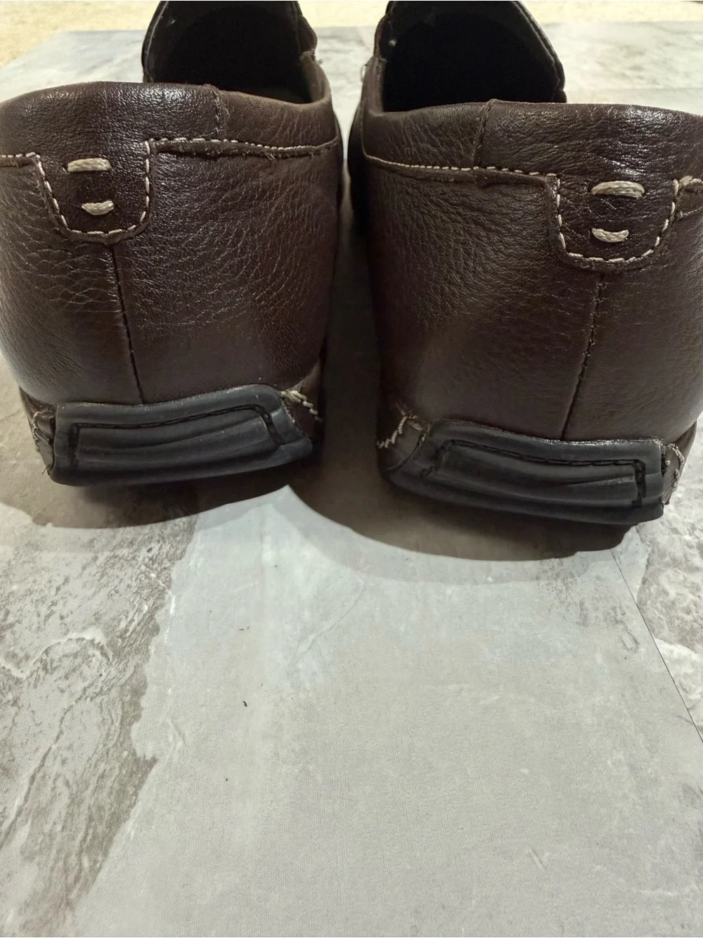 Bass Darcy Brown Leather  Slip On Loafers Casual Women’s Size 9 M